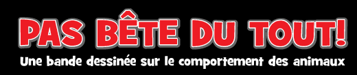 Pas  b&ecirc;te du tout! Une bande dessin&eacute;e sur le comportement des animaux